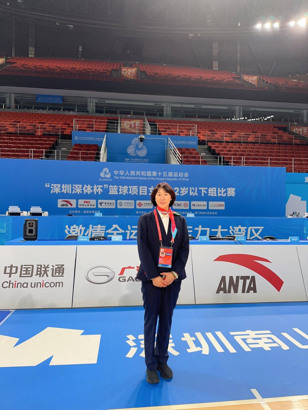 我系教师刘薇担任第十五届全运会技术官员